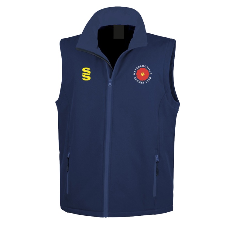 Core Printable Softshell Gilet Female: Navy