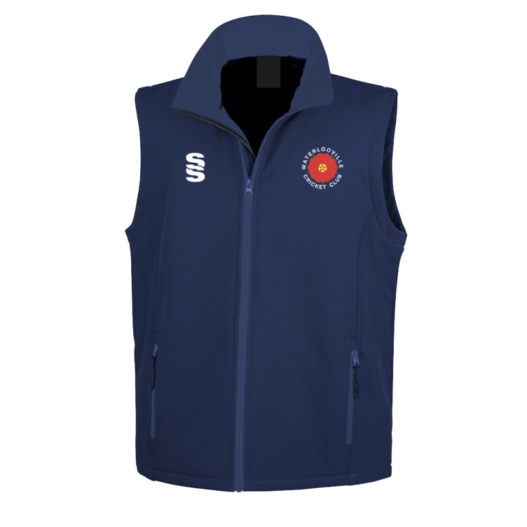 Core Printable Softshell Gilet Male: Navy
