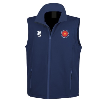 Core Printable Softshell Gilet Male: Navy